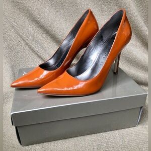 Marc Fisher Stilettos, Size 8, Orange